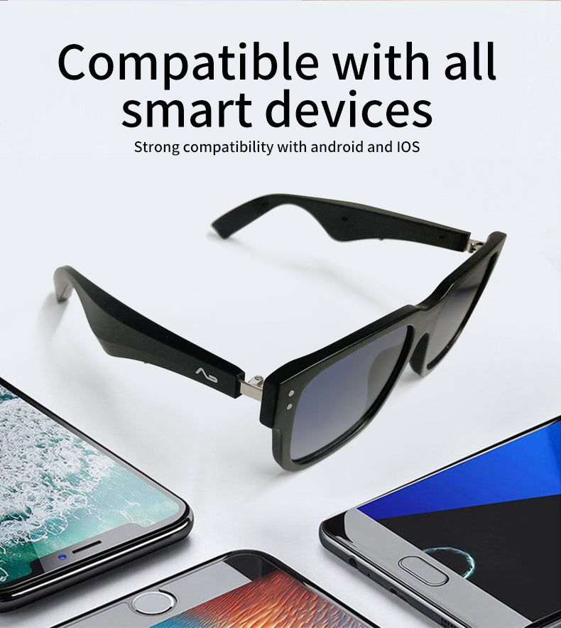 Fashion Wireless Earphone Smart Glasses