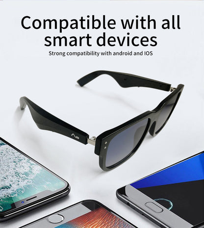Fashion Wireless Earphone Smart Glasses